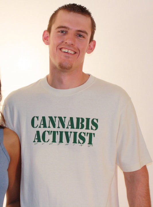 Hemp Statement T-Shirt – Lightweight Durable Graphic Tee | Cannabis Activist Clothing